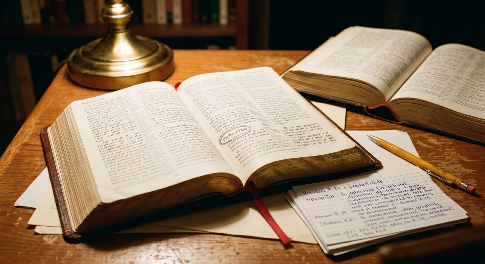 Ancient Greek manuscript with the word agape illuminated in gold leaf