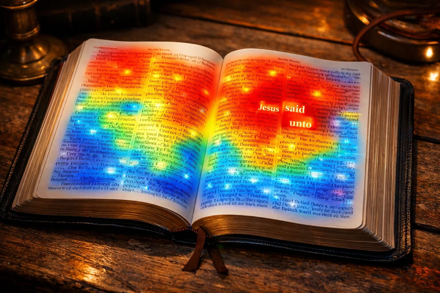 Scripture Heatmap and Word Frequency Visualization